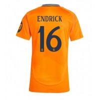 Camisa de time de futebol Real Madrid Endrick #16 Replicas 2º Equipamento Feminina 2024-25 Manga Curta